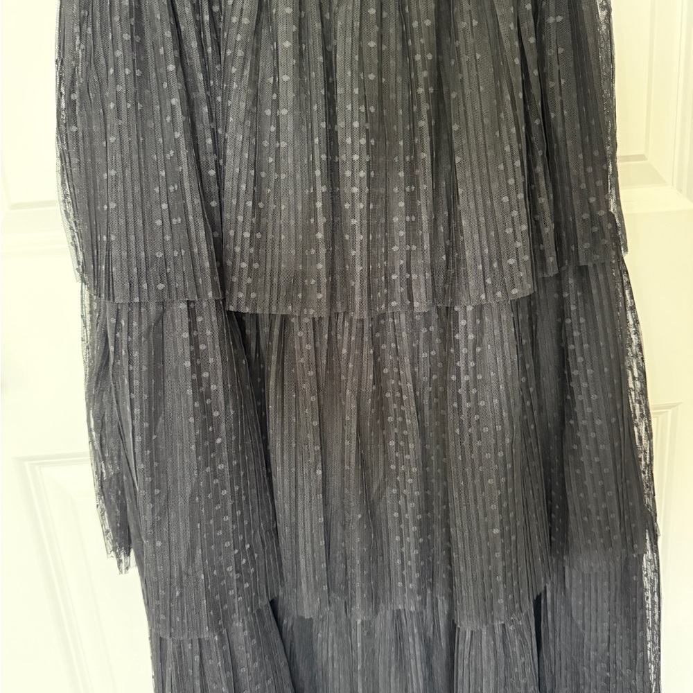 J. Crew Black Puff Sleeve Midi Dress - Brand New Size 6 - Picture 3 of 7